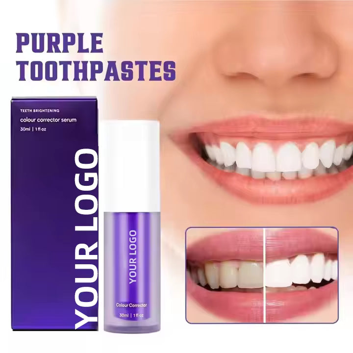 Pasta Dental Blanqueadora Morada 💜 Para una sonrisa más brillante